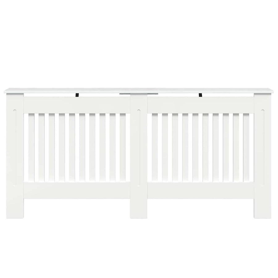 Radiatorafdekking Hoogglans wit 172 x 19 x 81,5 cm Bewerkt hout