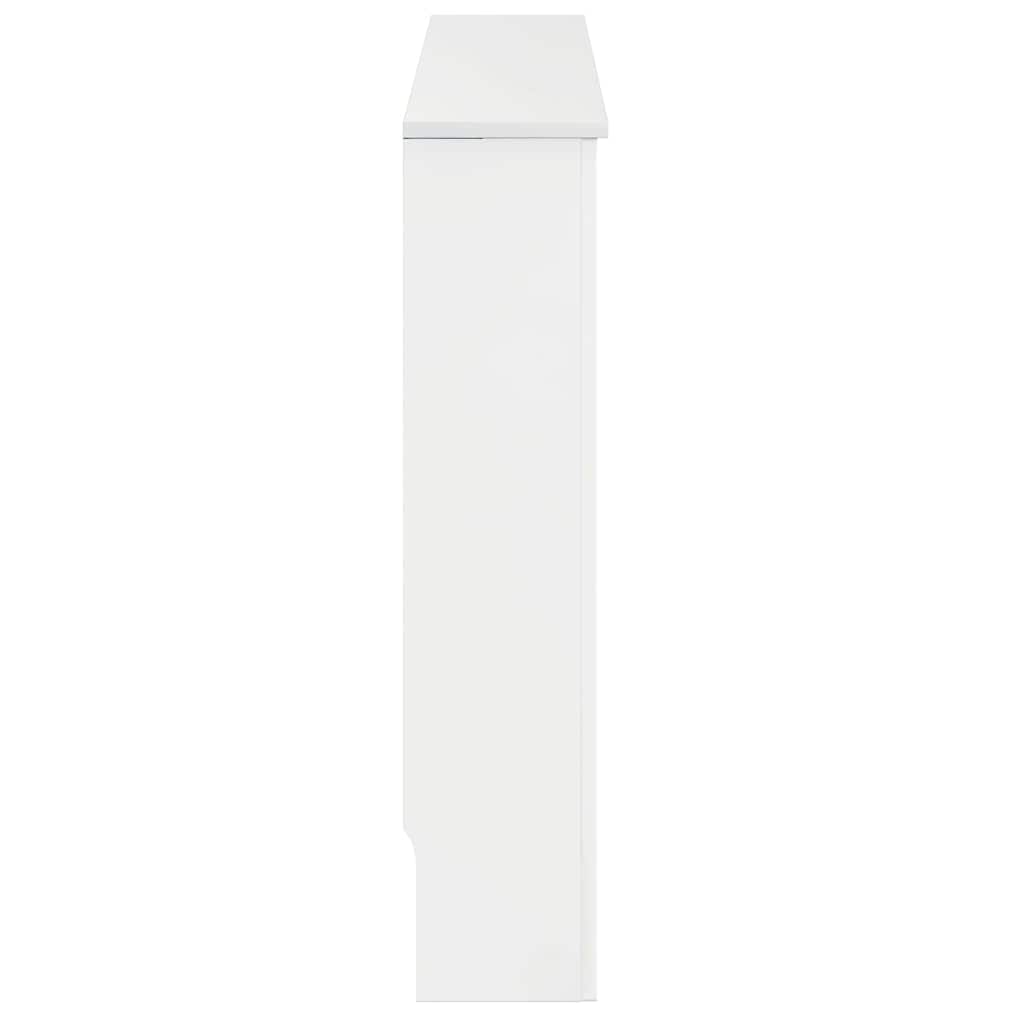 Radiatorafdekking Hoogglans wit 172 x 19 x 81,5 cm Bewerkt hout