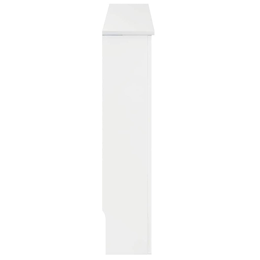 Radiatorafdekking Hoogglans wit 172 x 19 x 81,5 cm Bewerkt hout