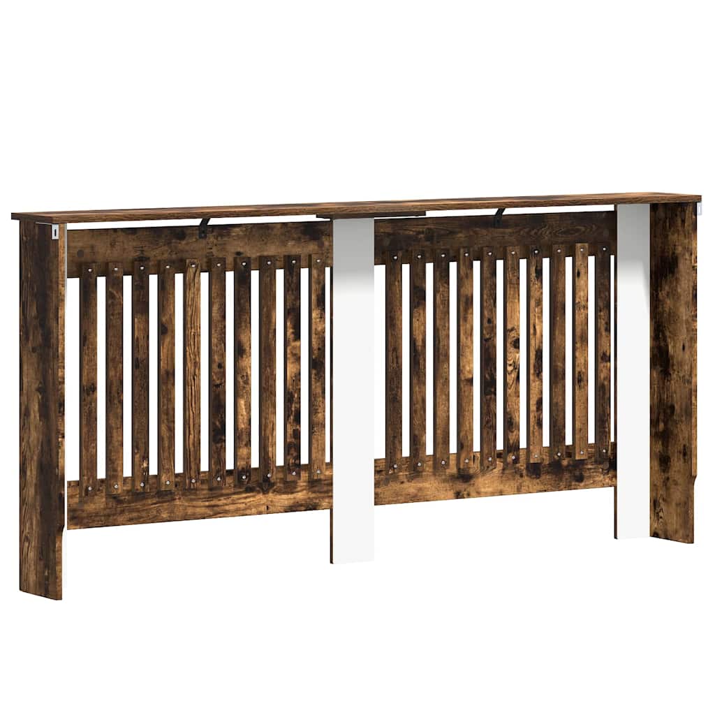 Radiatorafdekking Gerookt eiken 172 x 19 x 81,5 cm Bewerkt hout