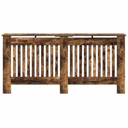 Radiatorafdekking Gerookt eiken 172 x 19 x 81,5 cm Bewerkt hout