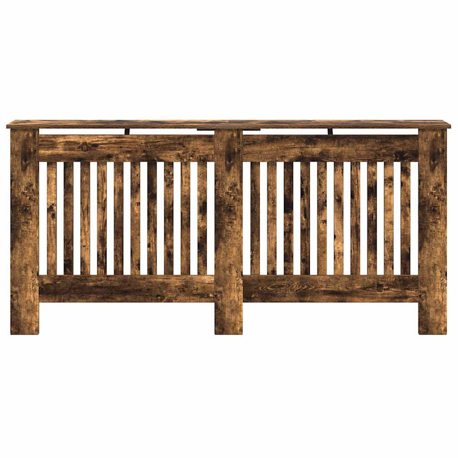Radiatorafdekking Gerookt eiken 172 x 19 x 81,5 cm Bewerkt hout