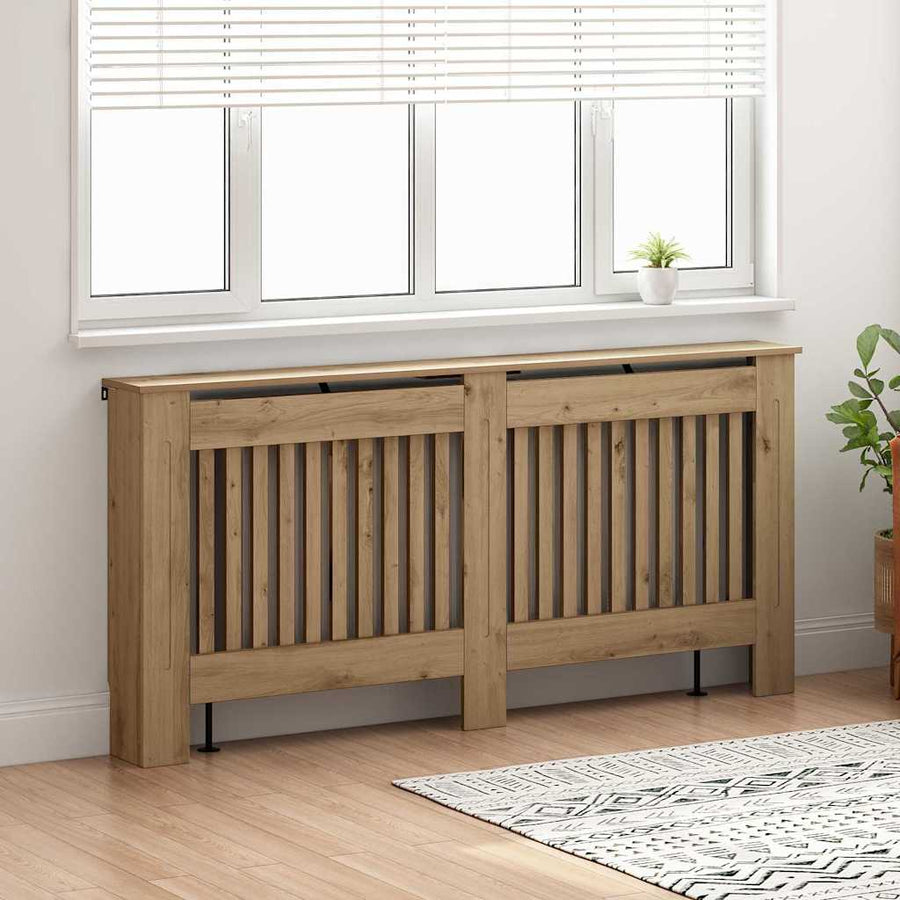Radiatorafdekking Artisan Eiken 172 x 19 x 81,5 cm Bewerkt hout