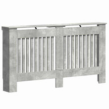 Radiatorafdekking Beton Grijs 152 x 19 x 81,5 cm Bewerkt hout