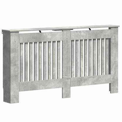 Radiatorafdekking Beton Grijs 152 x 19 x 81,5 cm Bewerkt hout