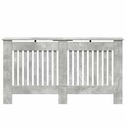 Radiatorafdekking Beton Grijs 152 x 19 x 81,5 cm Bewerkt hout