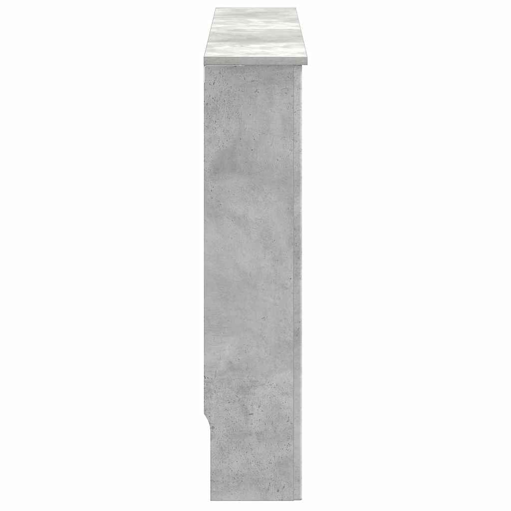 Radiatorafdekking Beton Grijs 152 x 19 x 81,5 cm Bewerkt hout
