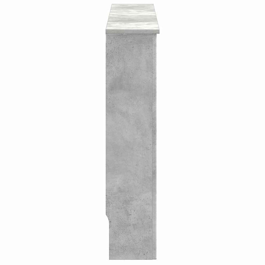 Radiatorafdekking Beton Grijs 152 x 19 x 81,5 cm Bewerkt hout