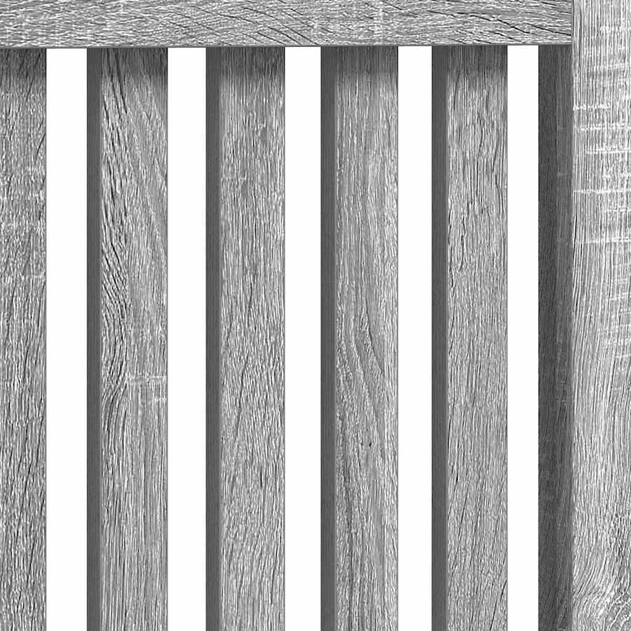 Radiatorafdekking Grijs Sonoma 152 x 19 x 81,5 cm Bewerkt hout