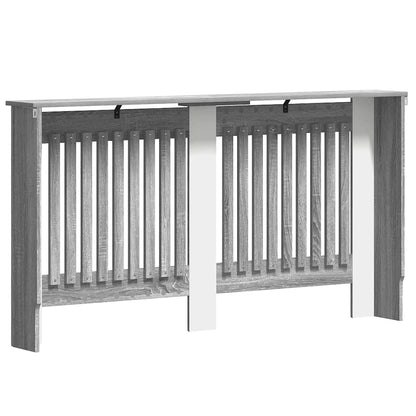 Radiatorafdekking Grijs Sonoma 152 x 19 x 81,5 cm Bewerkt hout