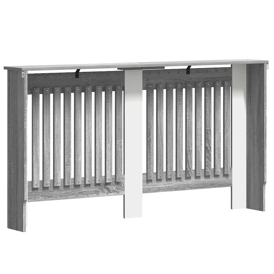 Radiatorafdekking Grijs Sonoma 152 x 19 x 81,5 cm Bewerkt hout
