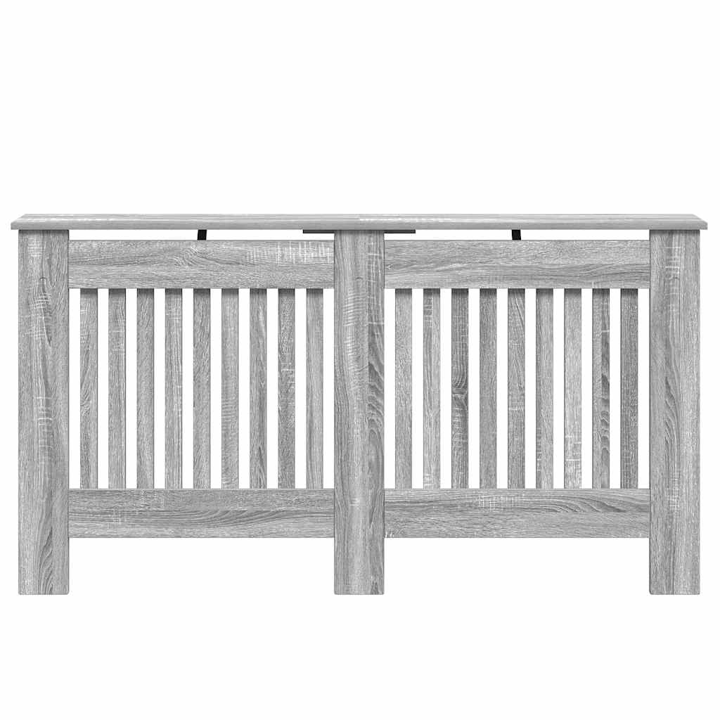 Radiatorafdekking Grijs Sonoma 152 x 19 x 81,5 cm Bewerkt hout