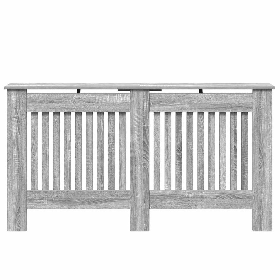 Radiatorafdekking Grijs Sonoma 152 x 19 x 81,5 cm Bewerkt hout