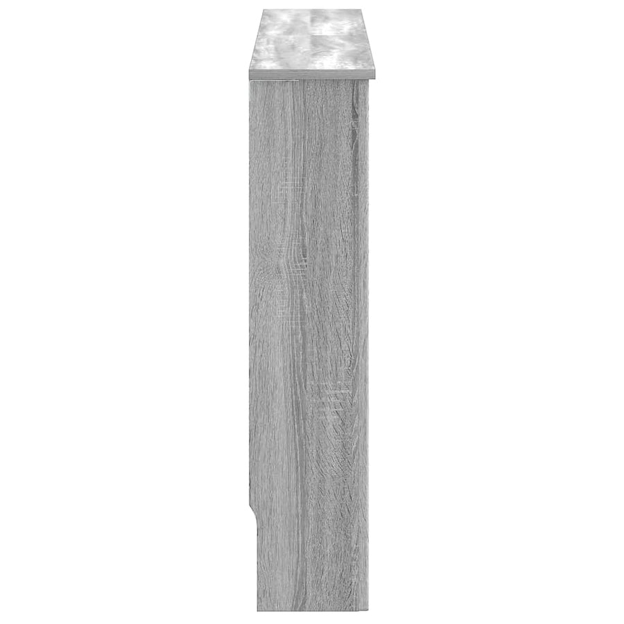 Radiatorafdekking Grijs Sonoma 152 x 19 x 81,5 cm Bewerkt hout