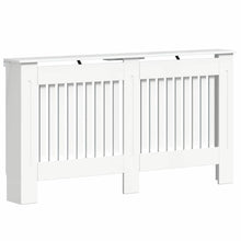 Radiatorafdekking Hoogglans wit 152 x 19 x 81,5 cm Bewerkt hout