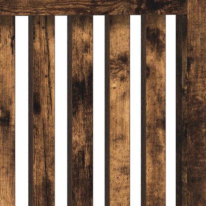 Radiatorafdekking Gerookt eiken 152 x 19 x 81,5 cm Bewerkt hout
