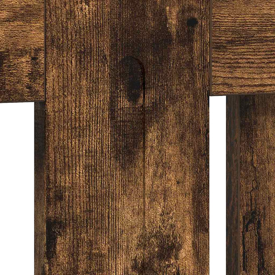 Radiatorafdekking Gerookt eiken 152 x 19 x 81,5 cm Bewerkt hout