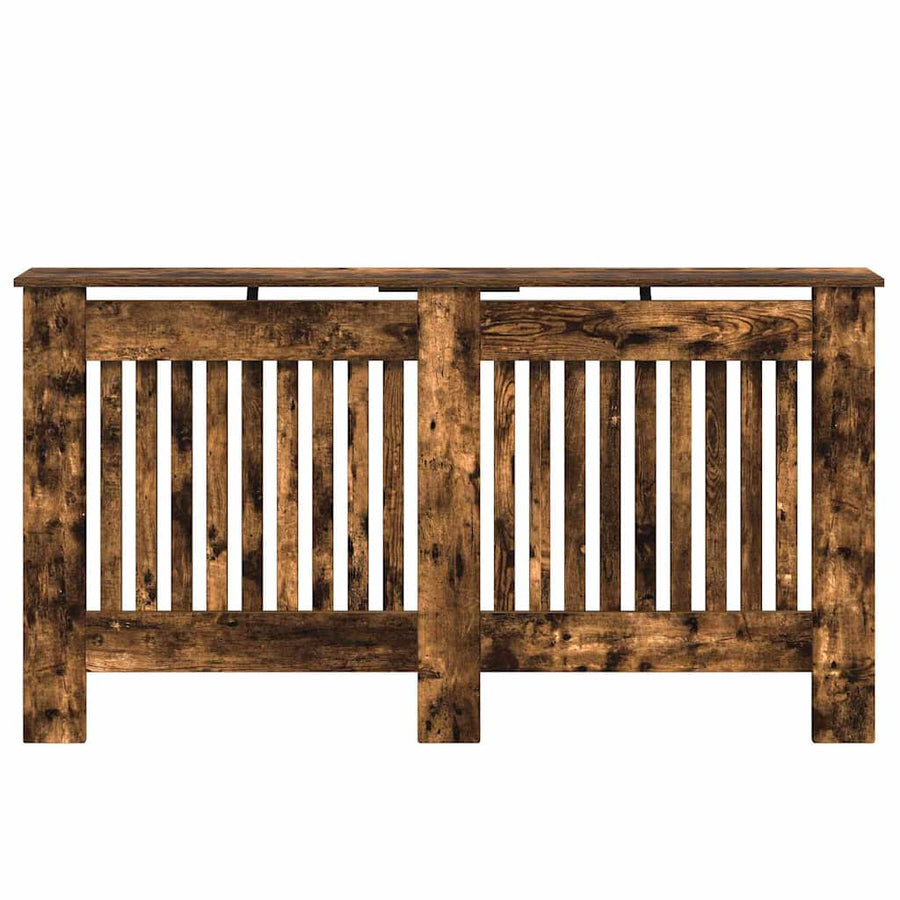 Radiatorafdekking Gerookt eiken 152 x 19 x 81,5 cm Bewerkt hout