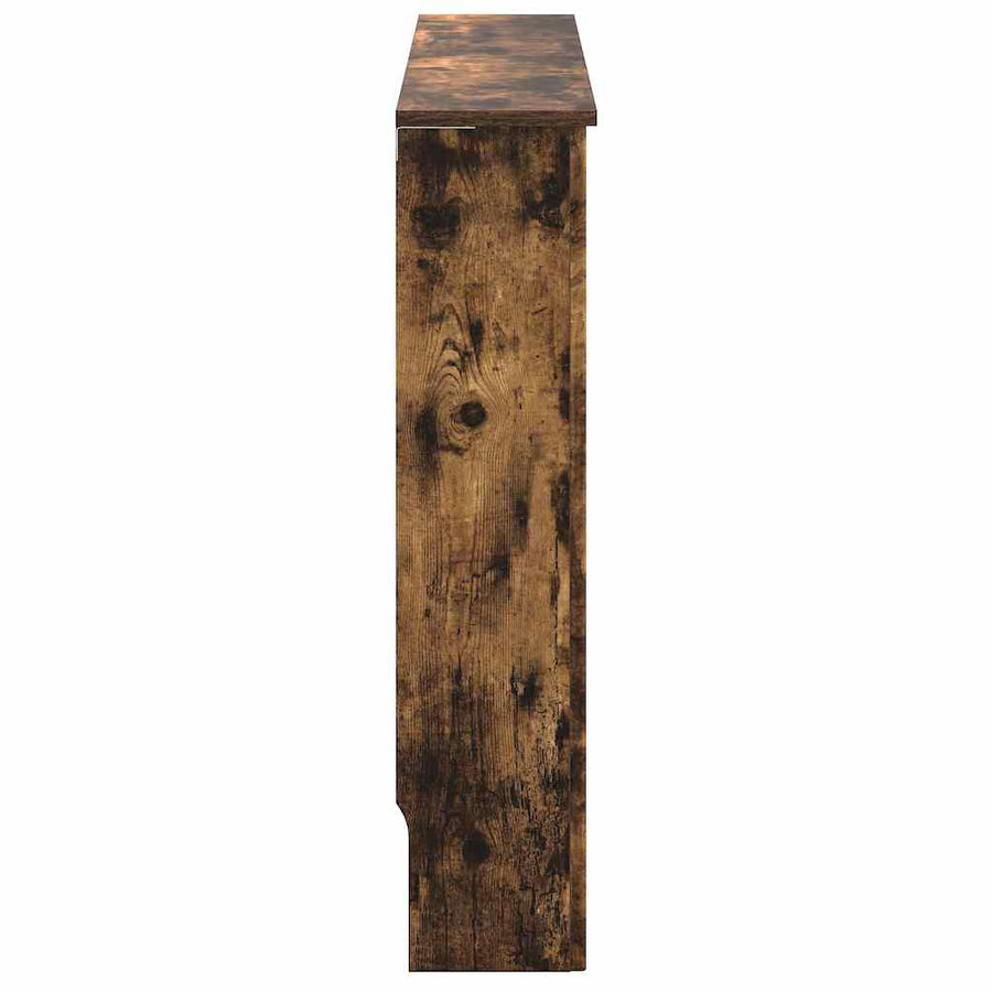 Radiatorafdekking Gerookt eiken 152 x 19 x 81,5 cm Bewerkt hout