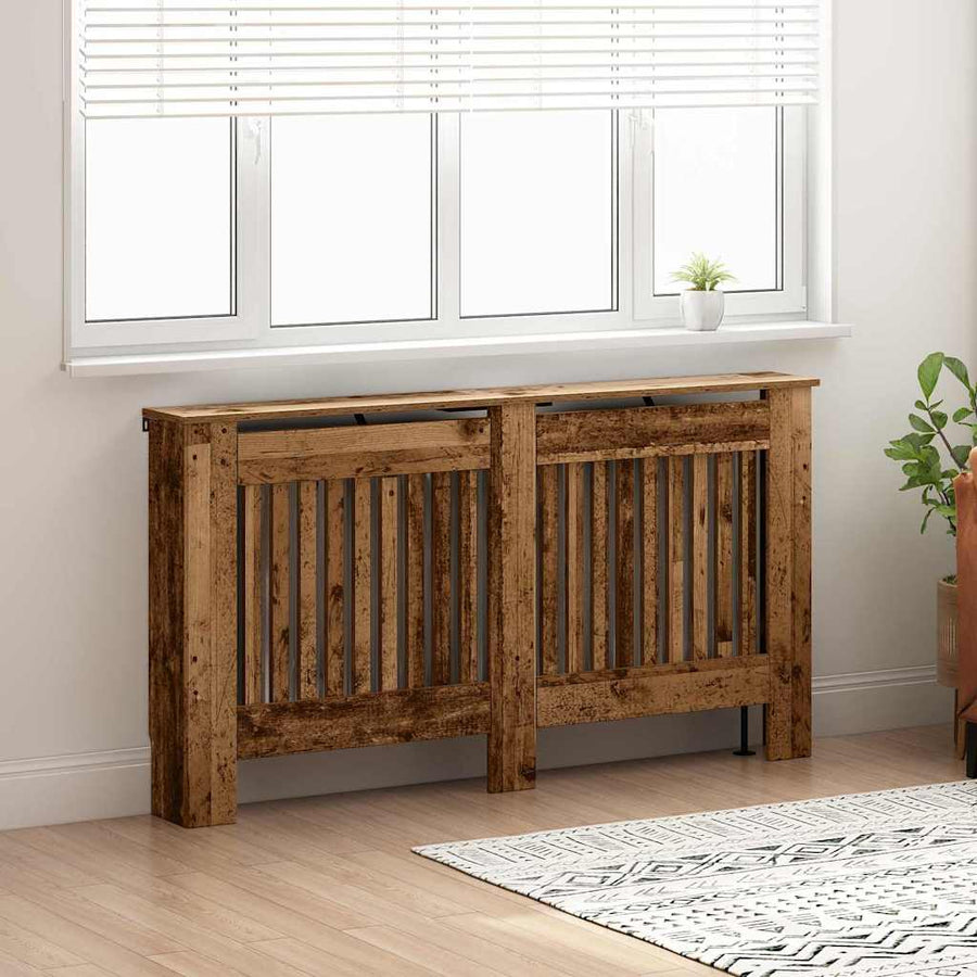 Radiatorafdekking Oud Hout 152 x 19 x 81,5 cm Bewerkt hout