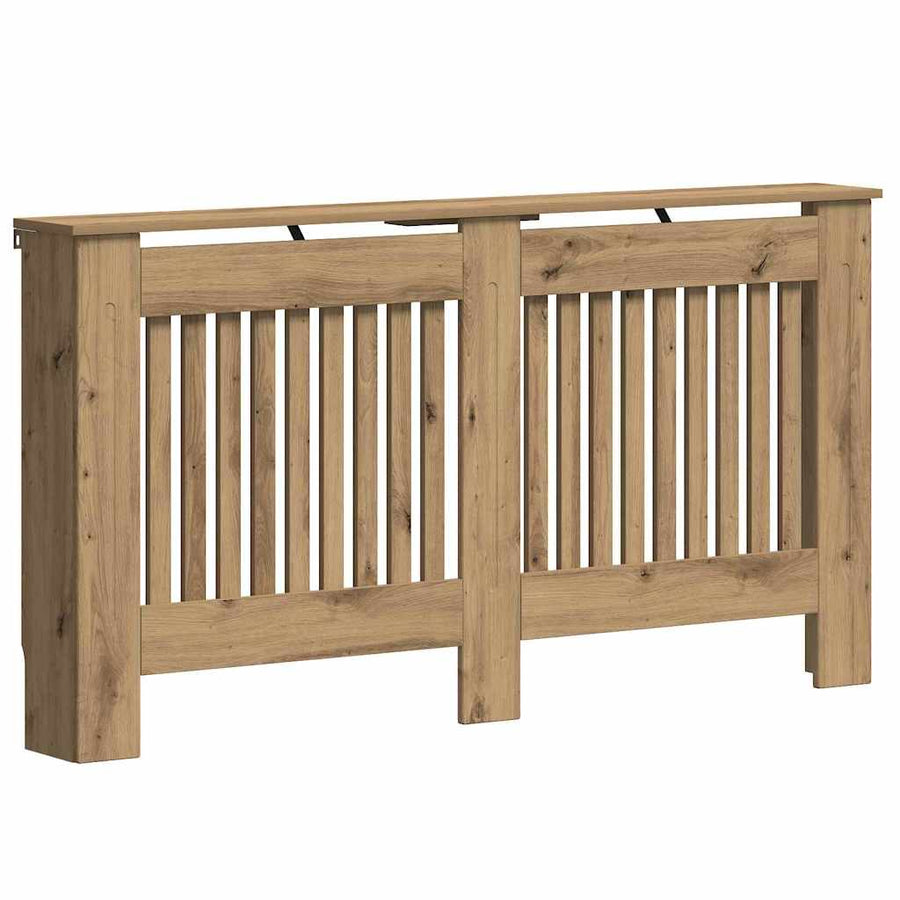 Radiatorafdekking Artisan Eiken 152 x 19 x 81,5 cm Bewerkt hout
