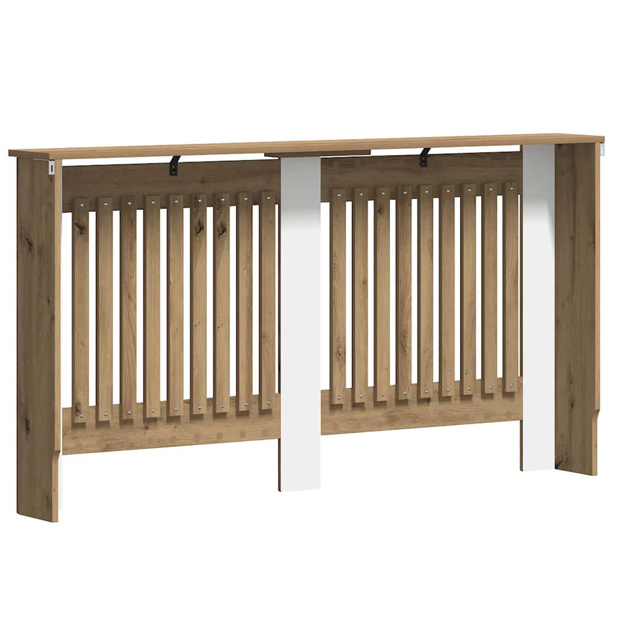 Radiatorafdekking Artisan Eiken 152 x 19 x 81,5 cm Bewerkt hout