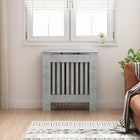 Radiator Cover Concrete Grey 78 x 19 x 81.5 cm Engineered Wood