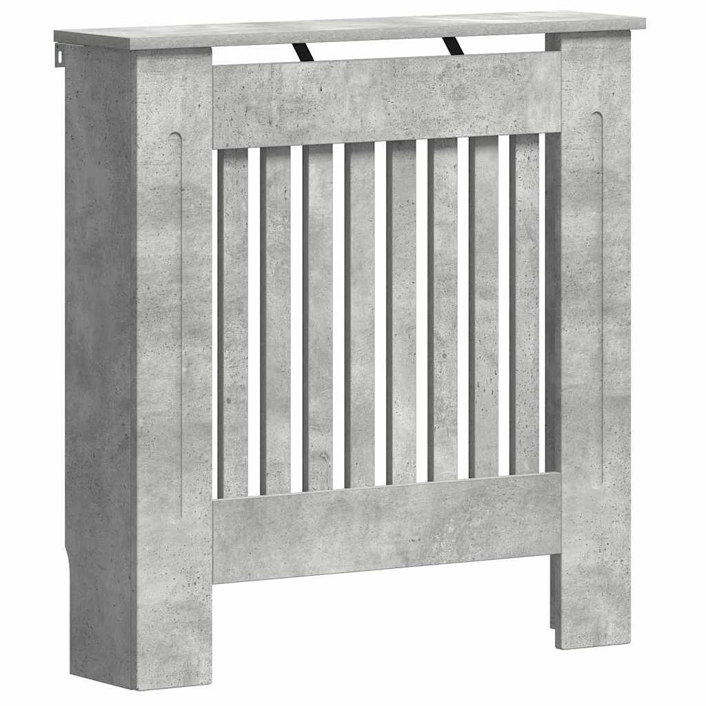 Radiatorafdekking Beton Grijs 78 x 19 x 81,5 cm Bewerkt hout