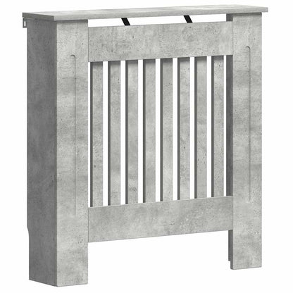Radiatorafdekking Beton Grijs 78 x 19 x 81,5 cm Bewerkt hout
