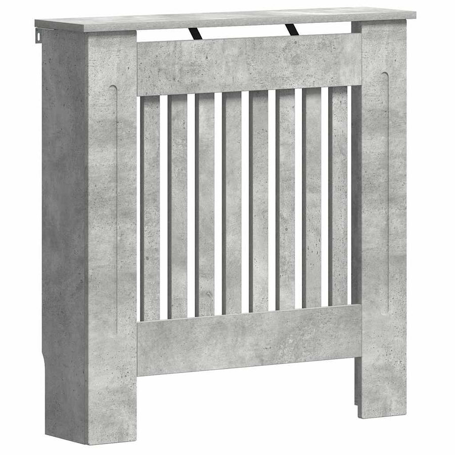 Radiatorafdekking Beton Grijs 78 x 19 x 81,5 cm Bewerkt hout
