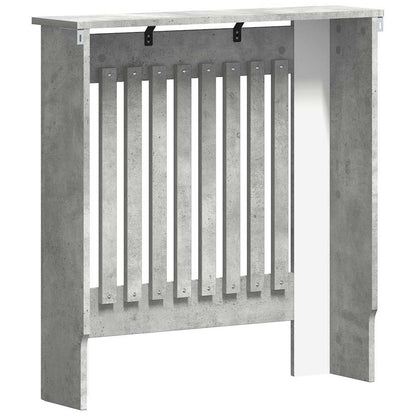 Radiatorafdekking Beton Grijs 78 x 19 x 81,5 cm Bewerkt hout