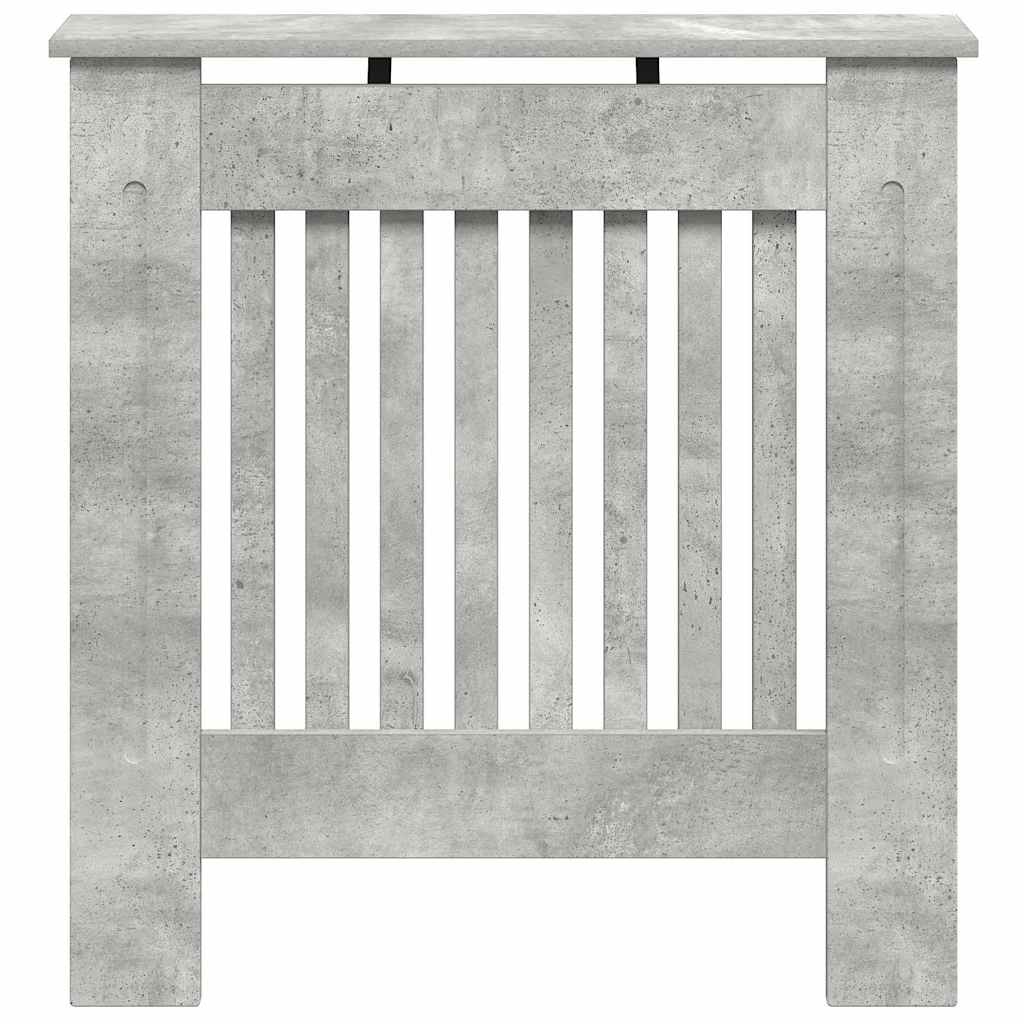 Radiatorafdekking Beton Grijs 78 x 19 x 81,5 cm Bewerkt hout