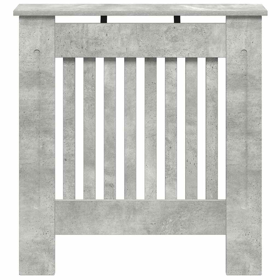 Radiatorafdekking Beton Grijs 78 x 19 x 81,5 cm Bewerkt hout