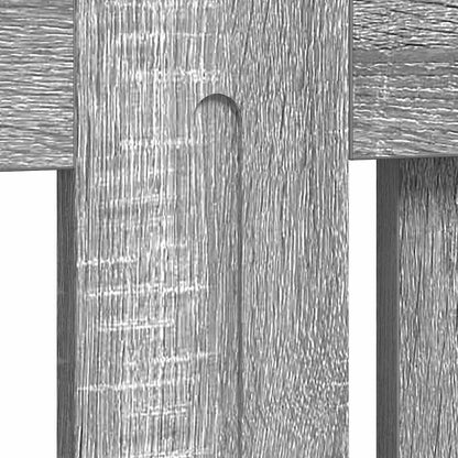 Radiatorafdekking Grijs Sonoma 78 x 19 x 81,5 cm Bewerkt hout