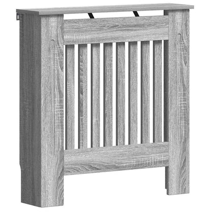 Radiatorafdekking Grijs Sonoma 78 x 19 x 81,5 cm Bewerkt hout