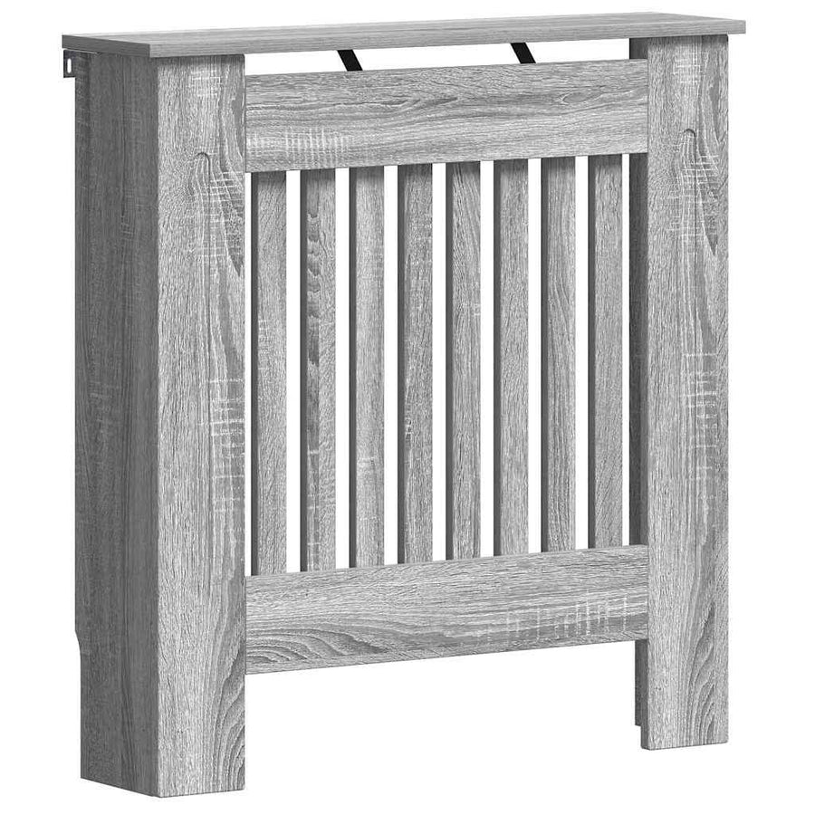 Radiatorafdekking Grijs Sonoma 78 x 19 x 81,5 cm Bewerkt hout