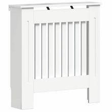 Radiatorafdekking Hoogglans wit 78 x 19 x 81,5 cm Bewerkt hout