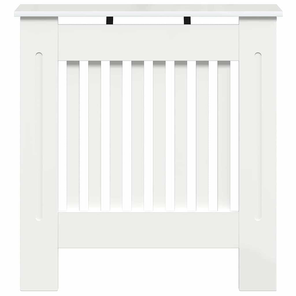 Radiatorafdekking Hoogglans wit 78 x 19 x 81,5 cm Bewerkt hout