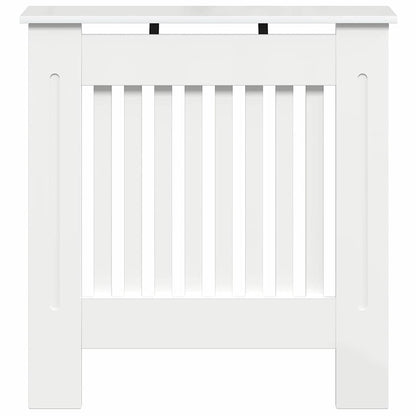 Radiatorafdekking Hoogglans wit 78 x 19 x 81,5 cm Bewerkt hout