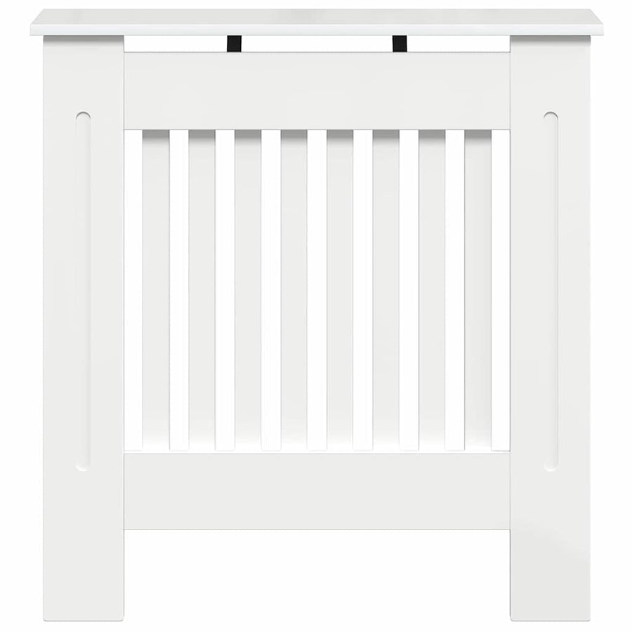 Radiatorafdekking Hoogglans wit 78 x 19 x 81,5 cm Bewerkt hout