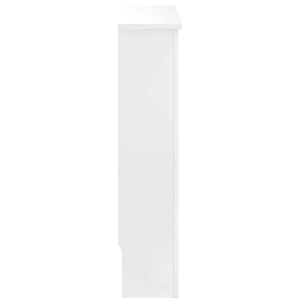 Radiatorafdekking Hoogglans wit 78 x 19 x 81,5 cm Bewerkt hout