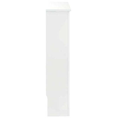 Radiatorafdekking Hoogglans wit 78 x 19 x 81,5 cm Bewerkt hout