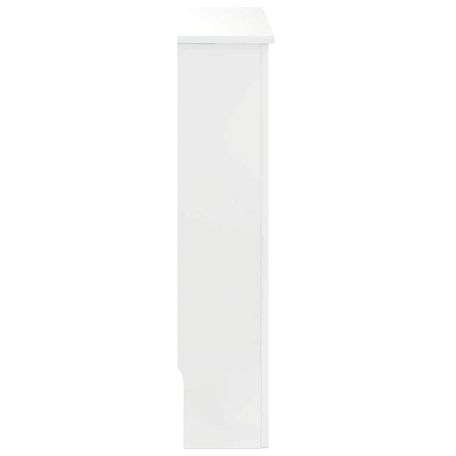 Radiatorafdekking Hoogglans wit 78 x 19 x 81,5 cm Bewerkt hout