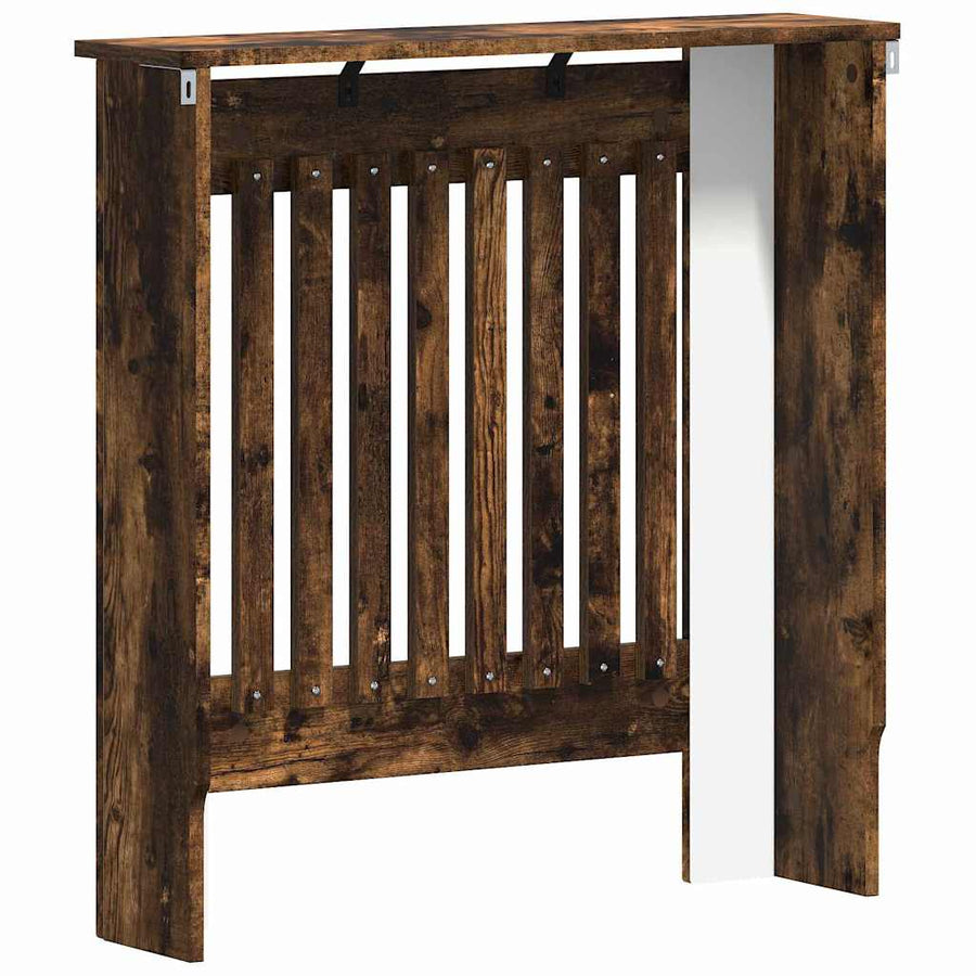Radiatorafdekking Gerookt eiken 78 x 19 x 81,5 cm Bewerkt hout