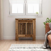 Radiatorafdekking 78x19x81,5 cm bewerkt hout