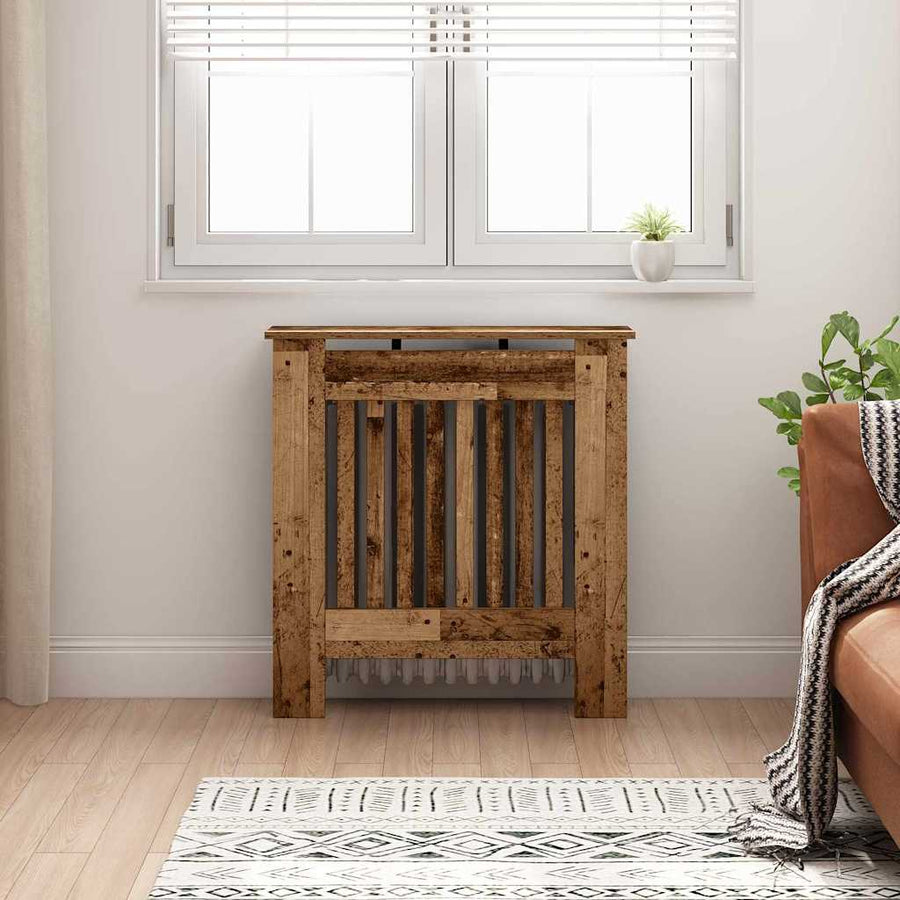 Radiatorafdekking Oud Hout 78 x 19 x 81,5 cm Bewerkt hout