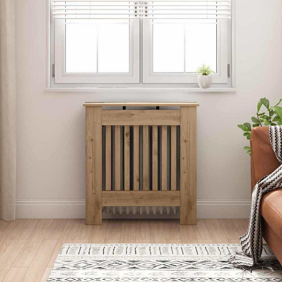 Radiatorafdekking Artisan Eiken 78 x 19 x 81,5 cm Bewerkt hout