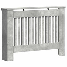 Radiatorafdekking Beton Grijs 112 x 19 x 81,5 cm Bewerkt hout
