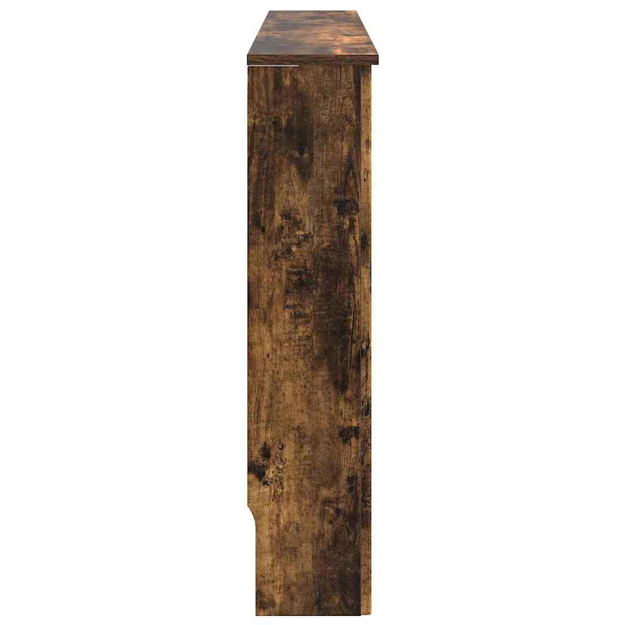 Radiatorafdekking Gerookt eiken 112 x 19 x 81,5 cm Bewerkt hout