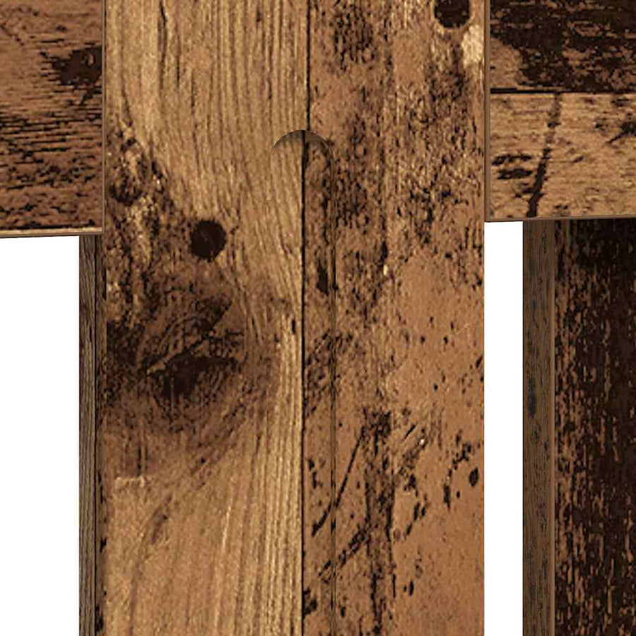 Radiatorafdekking Oud Hout 112 x 19 x 81,5 cm Bewerkt hout